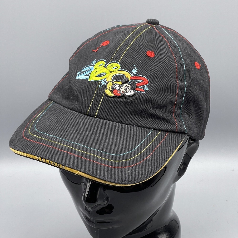 Vintage Disney Baseball Cap Adult 2002 Orlando Mickey Mouse Hat Adjustable Rare